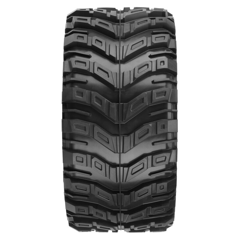 1/6 Masher X HP BELTED F/R 5.7” Tires MTD 24mm Blk Raid 8x48 Hex (2) - PRO1017611