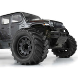 1/10 Demolisher Front/Rear 2.8" MT Tires Mounted 12mm Blk Raid (2) - PRO1019610