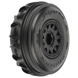 1/10 Dumont Fr Paddle/Rib 2.2"/3.0" SC Mounted 12mm Black Raid (2) - PRO1021210
