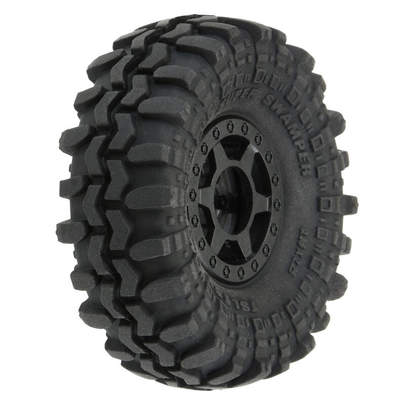 1/24 Interco Super Swamper F/R 1.0" Tires MTD 7mm Black Holcomb (4) - PRO1021410