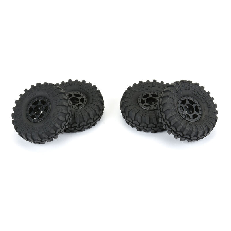 1/24 Interco Super Swamper F/R 1.0" Tires MTD 7mm Black Holcomb (4) - PRO1021410