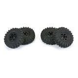 1/24 Interco Super Swamper F/R 1.0" Tires MTD 7mm Black Holcomb (4) - PRO1021410