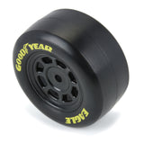 Pro-Line 1/12 Goodyear Eagle Truck/Retro Tire F/R MTD Blk Wheels (4)