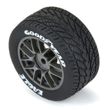 Pro-Line 1/12 Goodyear Eagle Wet Tire F/R MTD Gray Wheels (4)