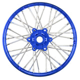 Pro-Line Racing 1/4 Pro-Spec Aluminum V2 Bead Front Wheel Blue/Blue (1): Promoto-MX