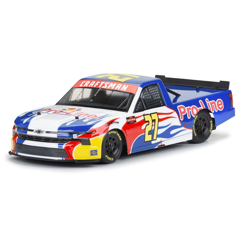 Pro-Line Racing 1/12 Pre-Cut 2024 Chevy Silverado Truck Clear Body: Losi NASCAR