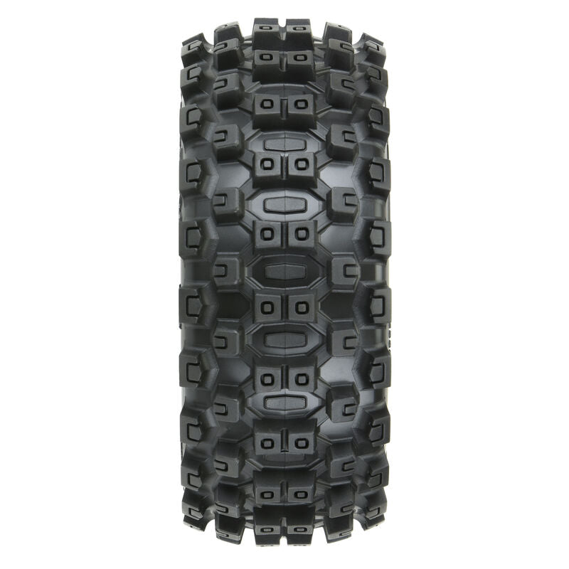 1/8 Badlands MX M2 F/R Buggy Tires Mounted 17mm Black Mach 10 (2) - PRO906721