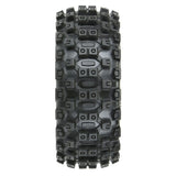1/8 Badlands MX M2 F/R Buggy Tires Mounted 17mm Black Mach 10 (2) - PRO906721