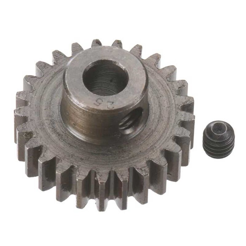 Extra Hard 5mm Bore .8 Module (31.75P) Pinion, 25T