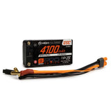 7.6V 4100mAh 2S 120C Smart Pro Race Shorty Hardcase LiHV Battery: Tubes, 5mm - SPMX412S120HT