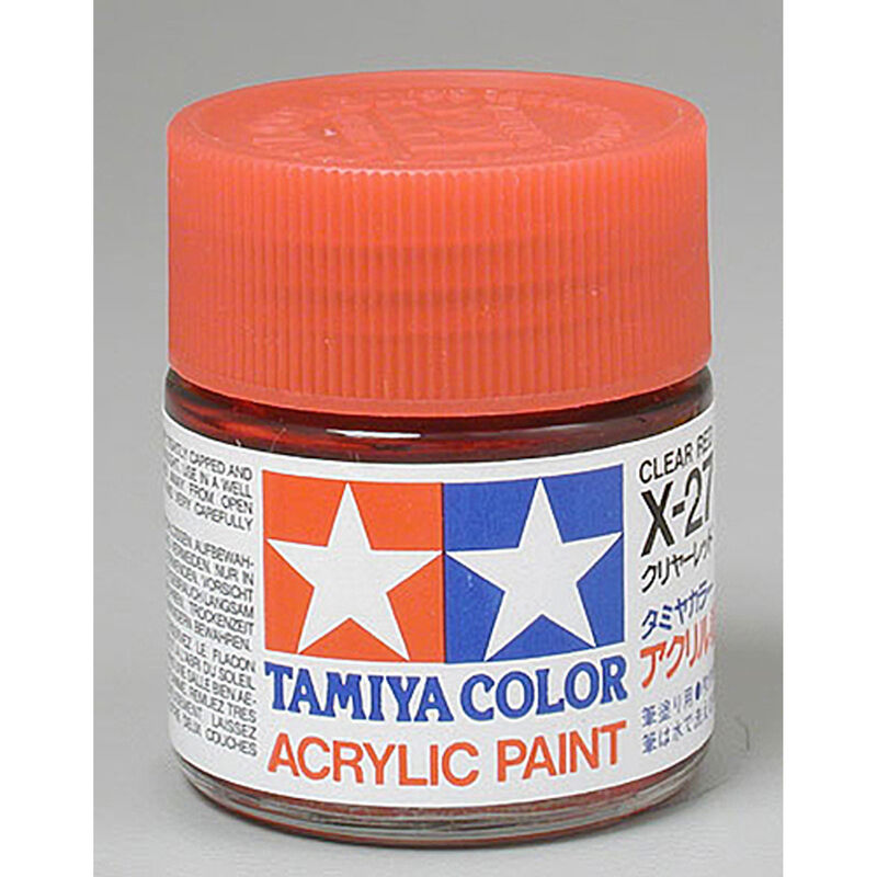 Acrylic X27 Gloss, Clear Red