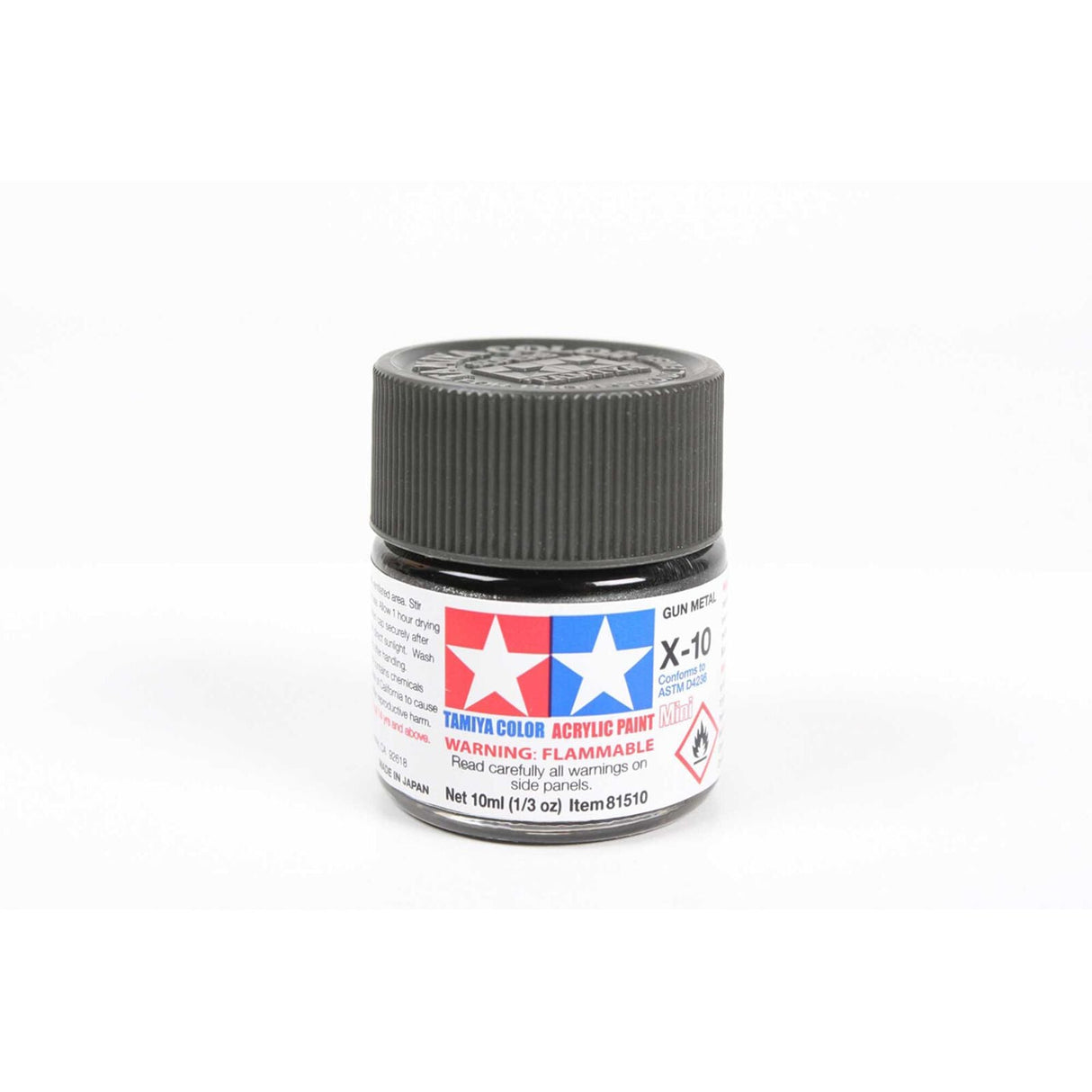 Acrylic Mini X10, Gun Metal - TAM81510