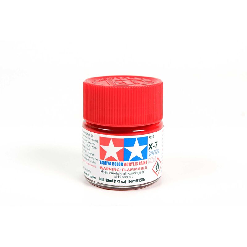Acrylic Mini X7 Red - TAM8507
