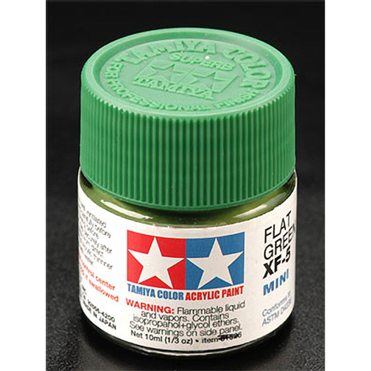 Acrylic Mini XF5, Flat Green - TAM81705