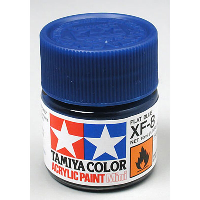 Acrylic Mini XF8, Flat Blue