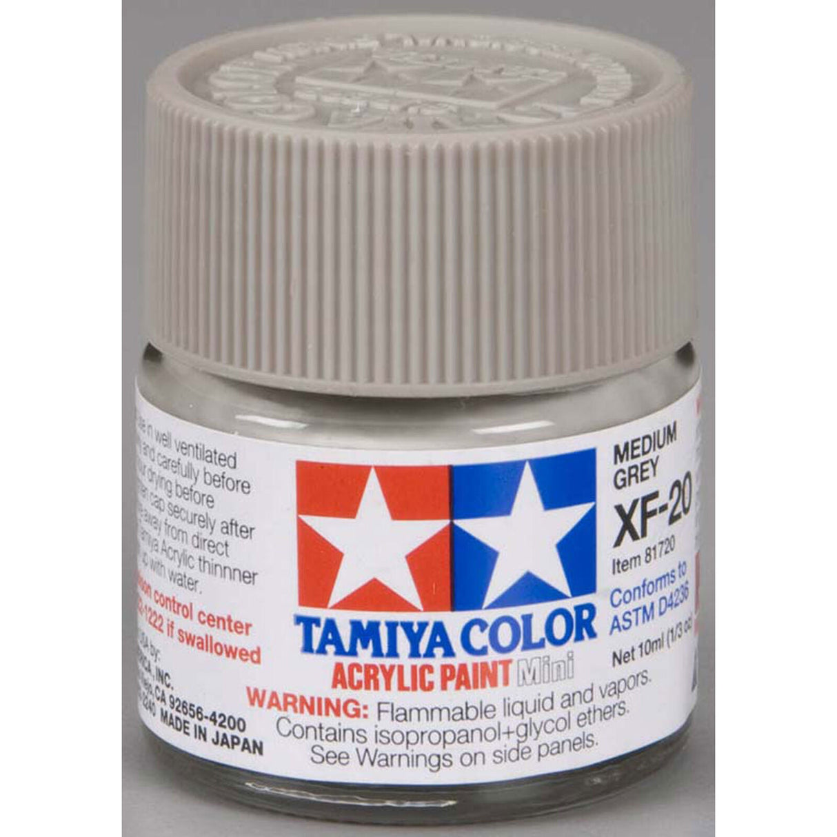 Acrylic Mini XF20, Medium Grey - TAM81720