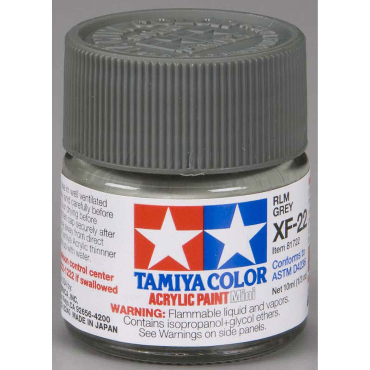 Acrylic Mini XF22, RLM Grey - TAM81722