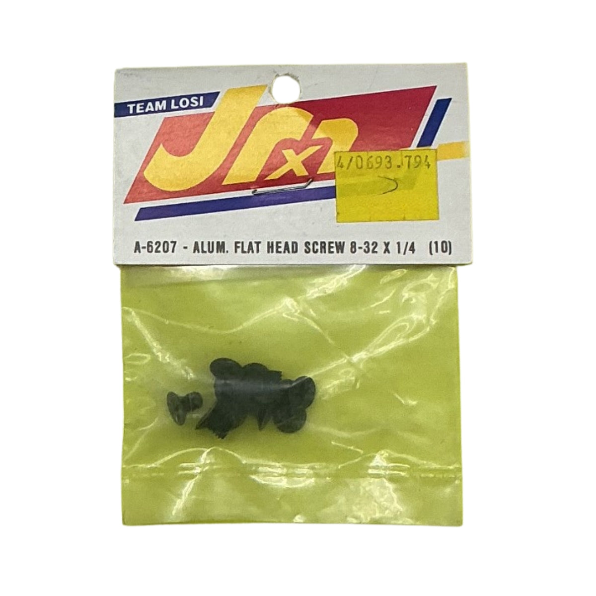 A-6207 - ALUM. FLAT HEAD SCREW 8-32 X 1/4 (10)