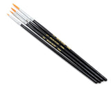 Atlas Brush Taklon Detail Acrylic Round Brush Set (4) - ABS155-4PS