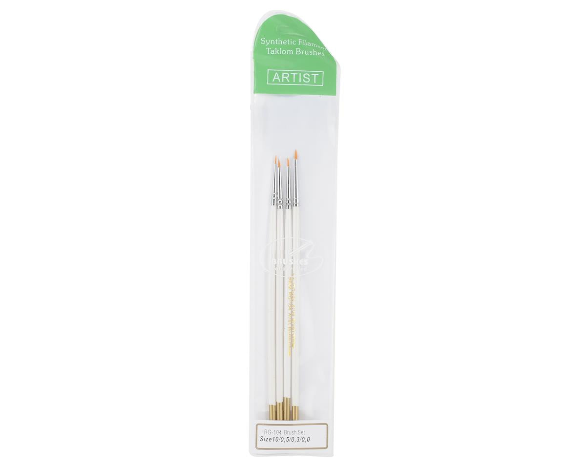 Atlas Brush Taklon Spotter Detail Brush Set (4) - ABSRG-104