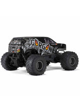 Arrma GORGON 4X2 MEGA 550 Brushed 1/10 Monster Truck Ready-To-Assemble Kit w/SLT2 2.4GHz Radio, Battery & Charger - ARA3230SKT1