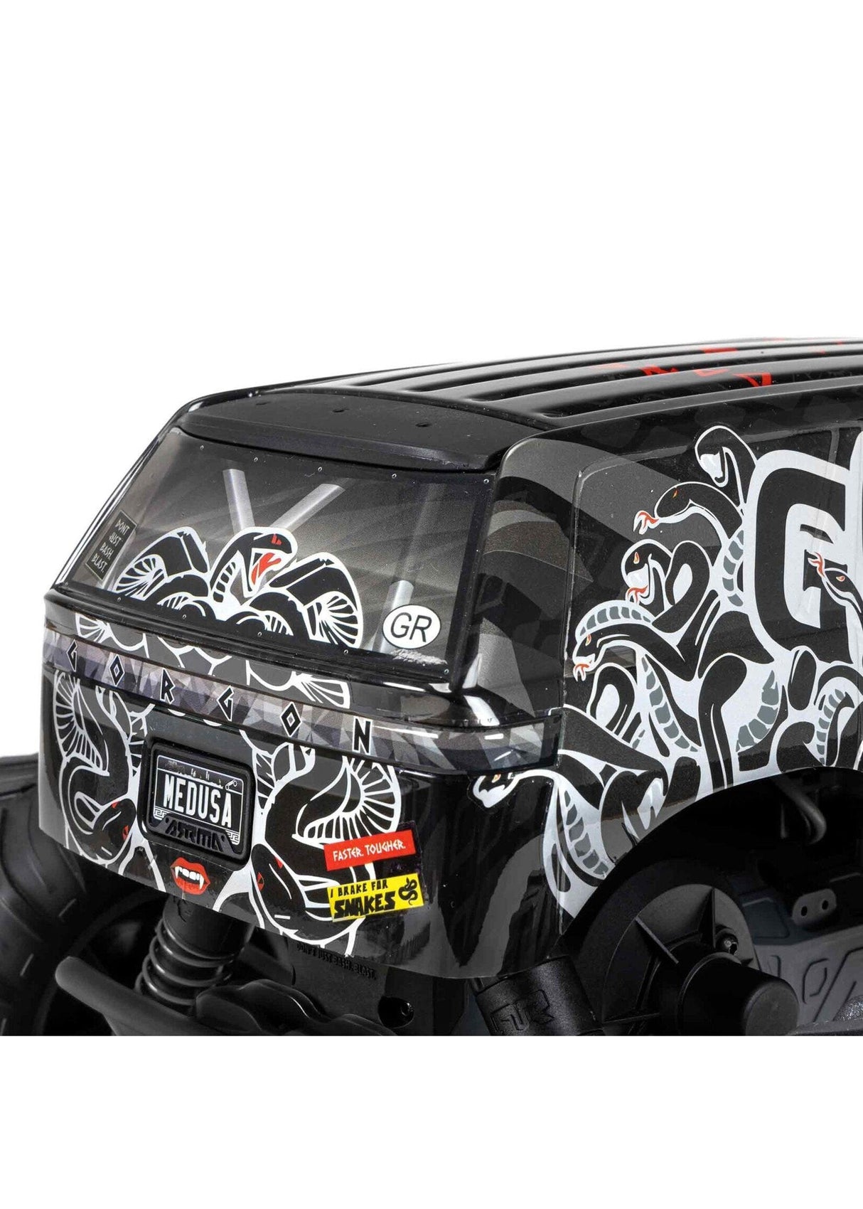 Arrma GORGON 4X2 MEGA 550 Brushed 1/10 Monster Truck Ready-To-Assemble Kit w/SLT2 2.4GHz Radio, Battery & Charger - ARA3230SKT1