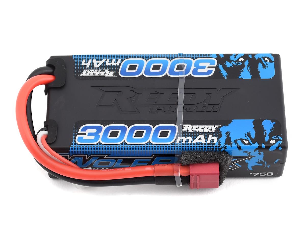 Reedy WolfPack 2S Hard Case Shorty 30C LiPo Battery (7.4V/3000mAh) w/T-Style Connector - ASC758
