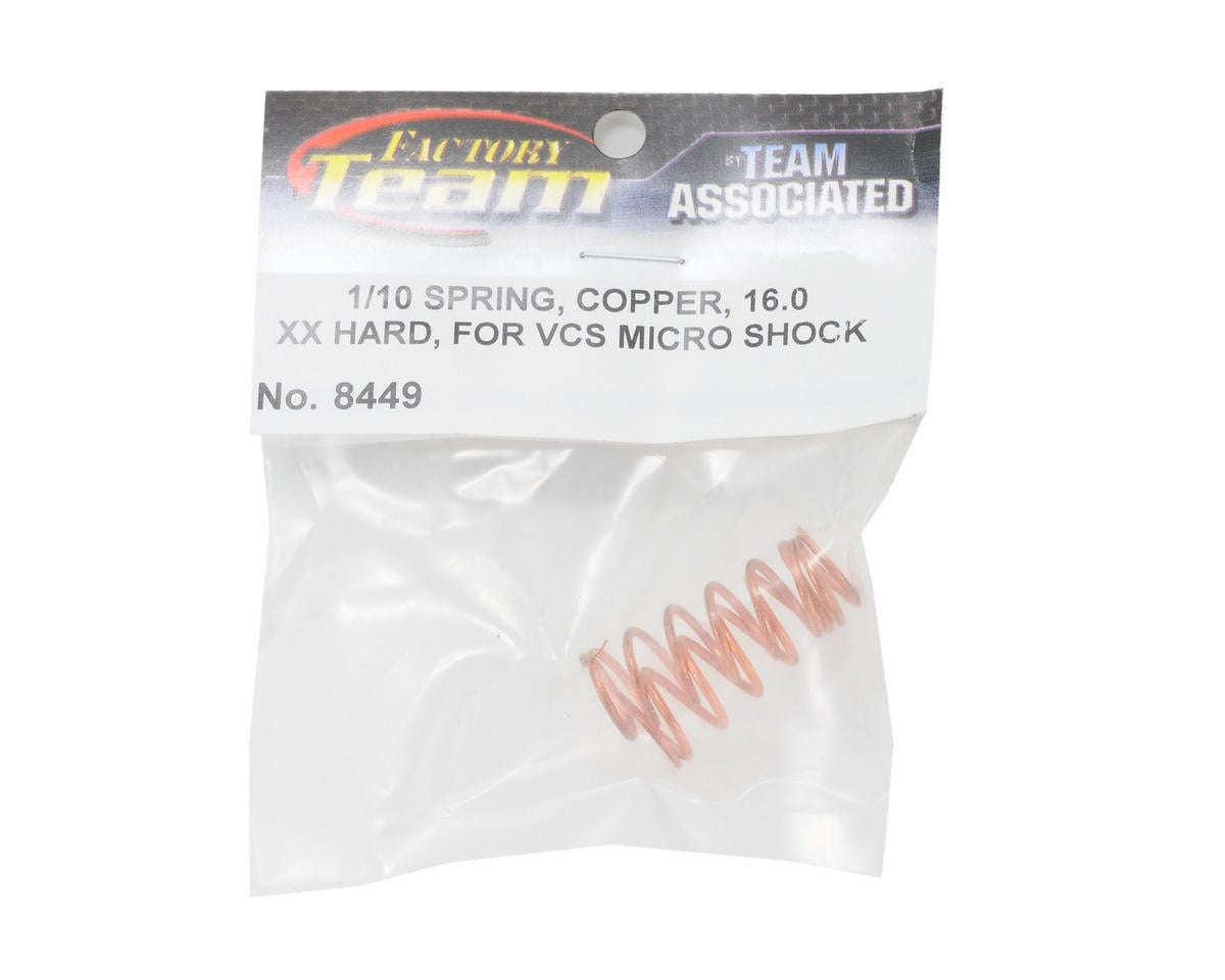 #8449 1/10 Spring, Copper, 16.0 Xx Hard, for Vcs Micro Shock