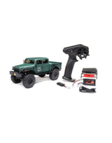 SCX24 40's 4 Door Dodge Power Wagon, Green: 1/24 4WD-RTR - AXI00007T2
