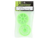 Mikuni AVS Model T7 7-Spoke Drift Wheels (Green) (2) (5mm Offset) w/12mm Hex - DW-1225GR