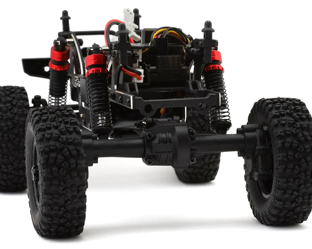 Furitek FX118 Fury Wagon 1/18 RTR Brushless Rock Crawler (Black/Flames) - FTK-FUR-2411