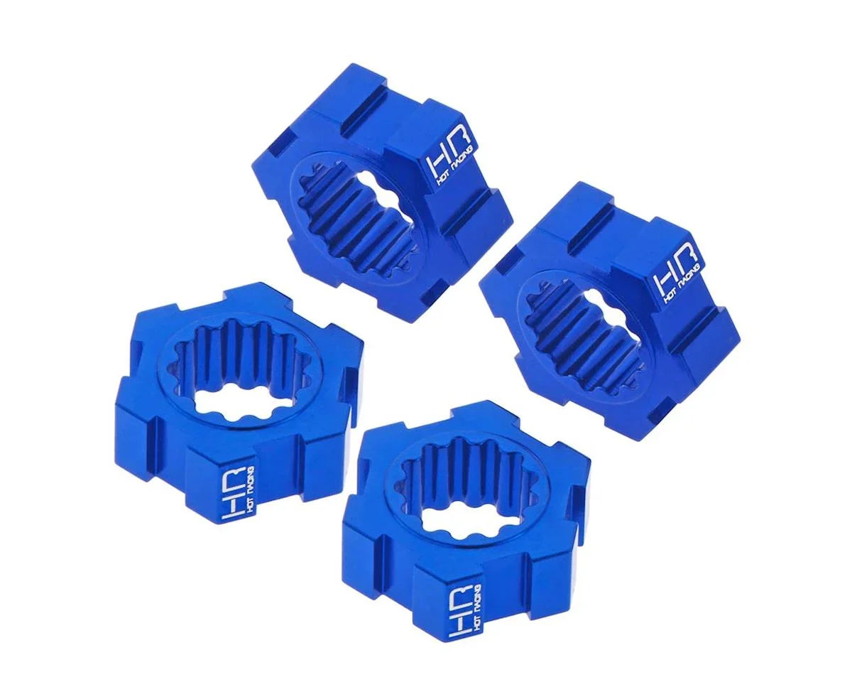 Hot Racing Traxxas X-Maxx Aluminum 24mm Hex Hub (Blue) - HRAXMX1006