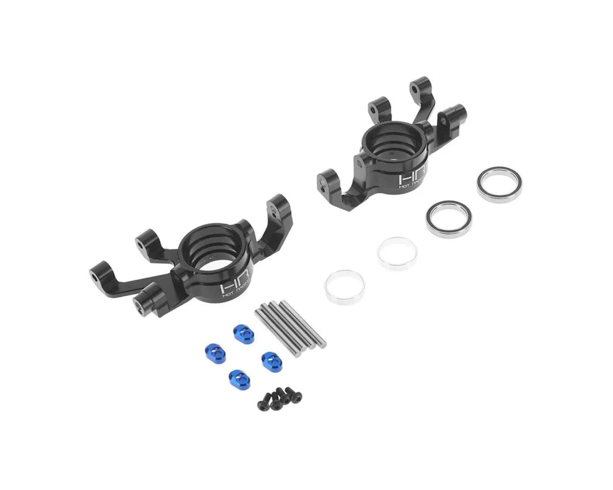 Hot Racing Traxxas X-Maxx Aluminum Steering Blocks (Black) - HRAXMX2101