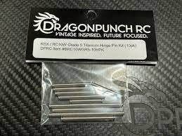 TITANIUM HINGE PIN SET FOR RC10B3/T3