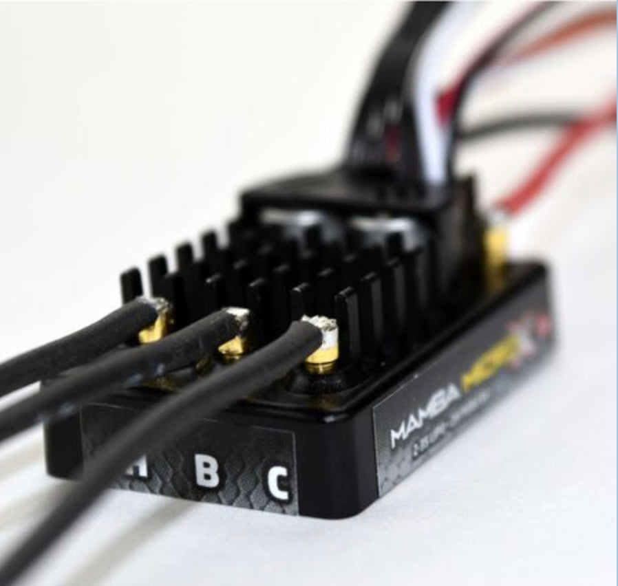 MAMBA MICRO X 12.6V ESC, 2A PEAK BEC W/ Posts