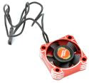 PHBPHF3030RED 30x30x10 Tornado High Speed Aluminum RC Cooling Fan 30MM-Red  Full aluminum case, increasing the air flow being directed into the fan!