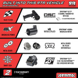 1/16 MOJAVE GROM 223S DSC 4X4 RTR Brushless Desert Truck, Teal (Battery & Charger Included)