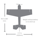 Eflite UMX Eratix 3D FF (Flat Foamy) 450mm BNF Basic with AS3X and SAFE Select