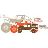 1/24 SCX24 Base Camp 4X4 RTR Brushed Rock Crawler (Battery & Charger Included), Pink