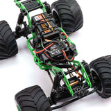 1/18 Mini LMT Grave Digger 2S 4X4 RTR Brushed Monster Truck (Battery & Charger Included), Green