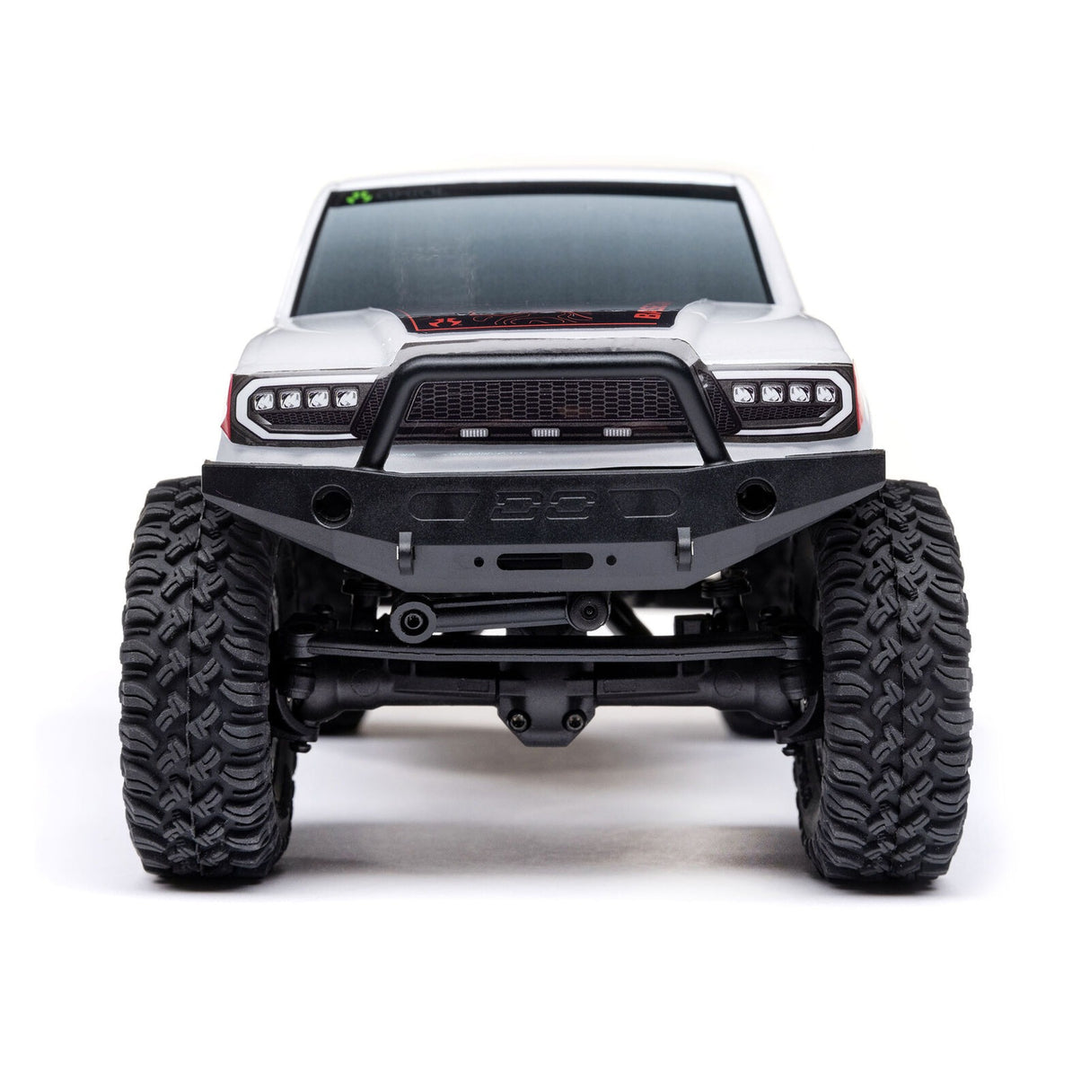 1/24 SCX24 Base Camp 4X4 RTR Brushed Rock Crawler (Battery & Charger Included), White