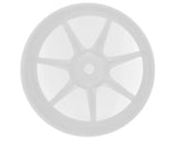 Integra AVS Model T7 Super High Traction Drift Wheels (White) (2) (6mm Offset) w/12mm Hex