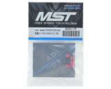 MST 3x5.5x4.0mm Aluminum Spacer (5) (Red) - MXS-820011R