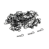 Bent-Up Body Clip (100), Black: 1/10