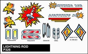 P326 Lightning Rod Stick-On Decal