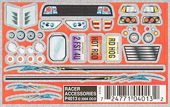 P4013 Racer Accessories Dry Transfer