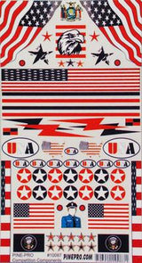 10087 USA Decal