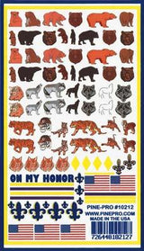 10212 Animals Decals 5x8