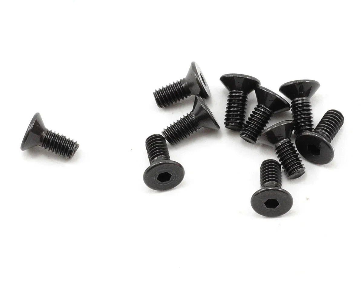 ProTek RC 2.5x6mm "High Strength" Flat Head Screws (10) - PTK-H-2101