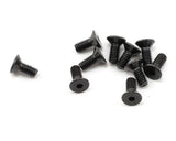 ProTek RC 2.5x6mm "High Strength" Flat Head Screws (10) - PTK-H-2101